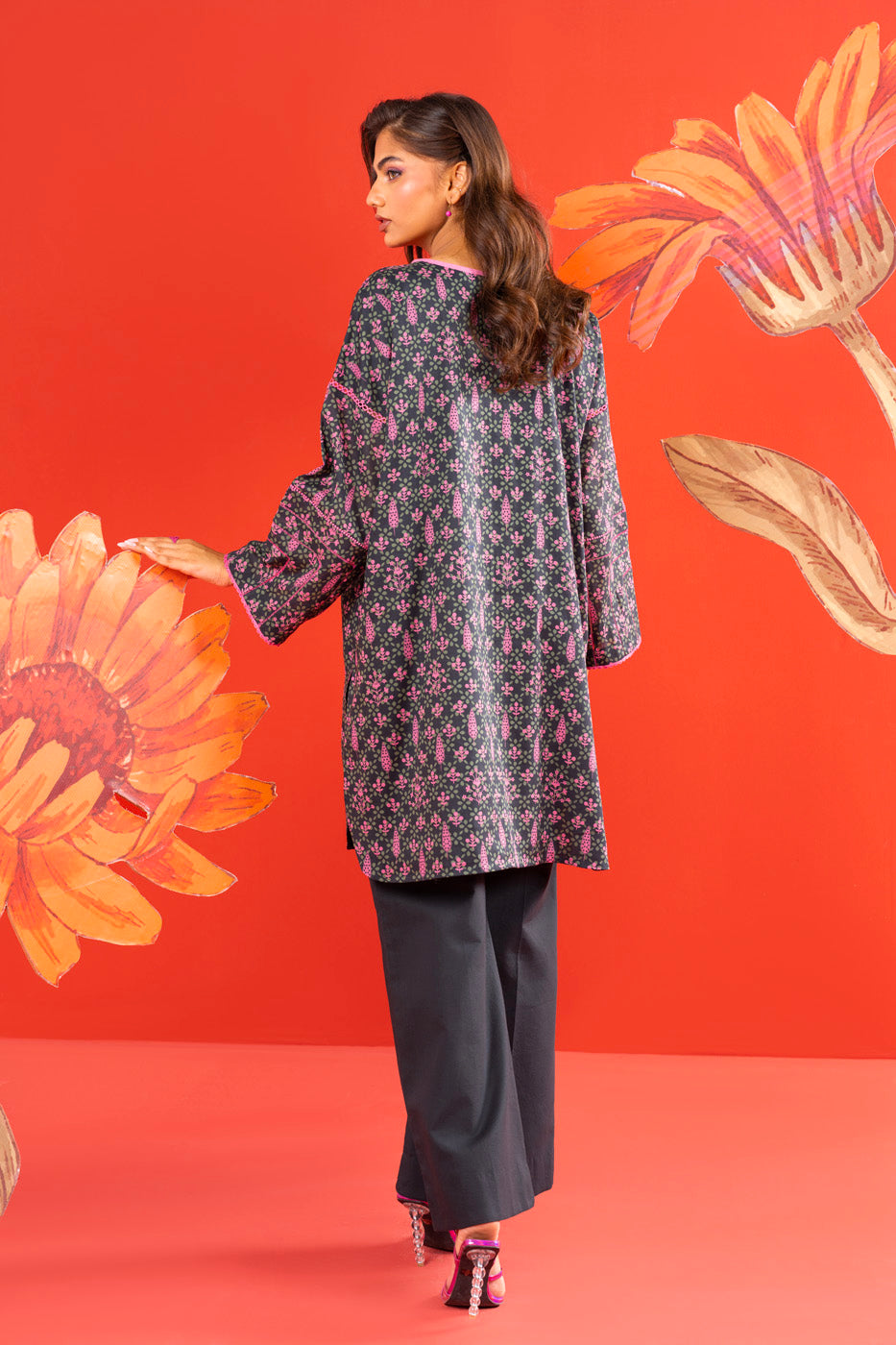 1 Pc Printed Lawn Shirt