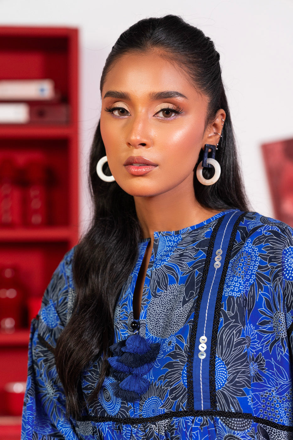 1 Pc Printed Lawn Shirt