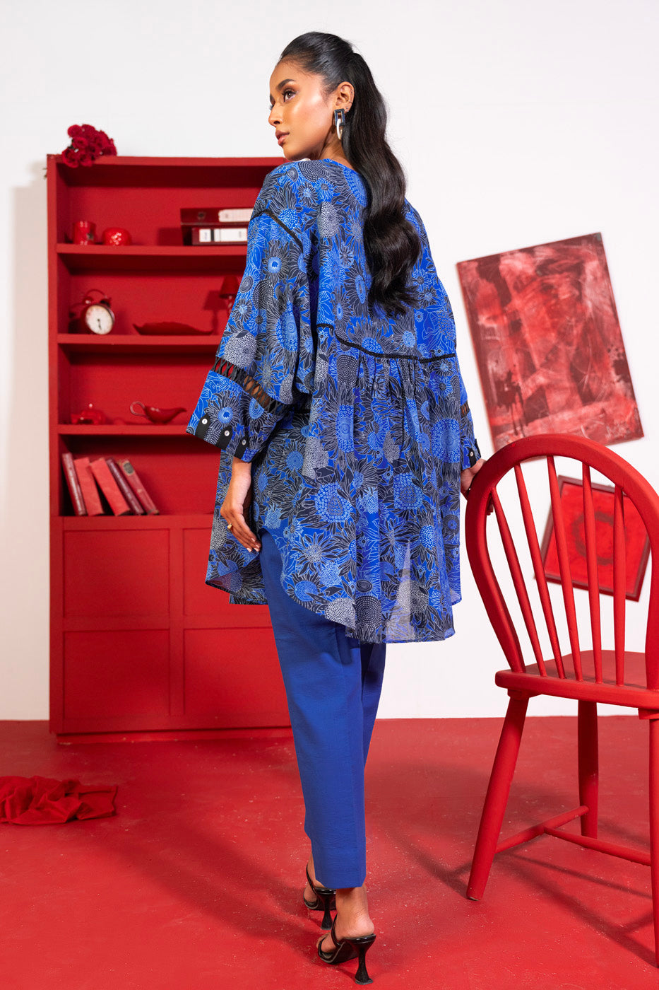 1 Pc Printed Lawn Shirt