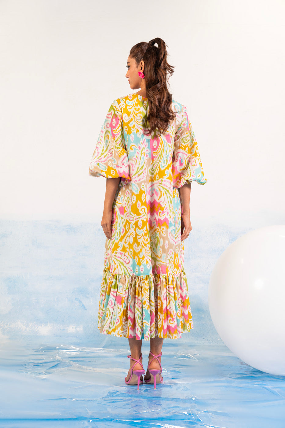 1 Pc Printed Silver Lawn Shirt