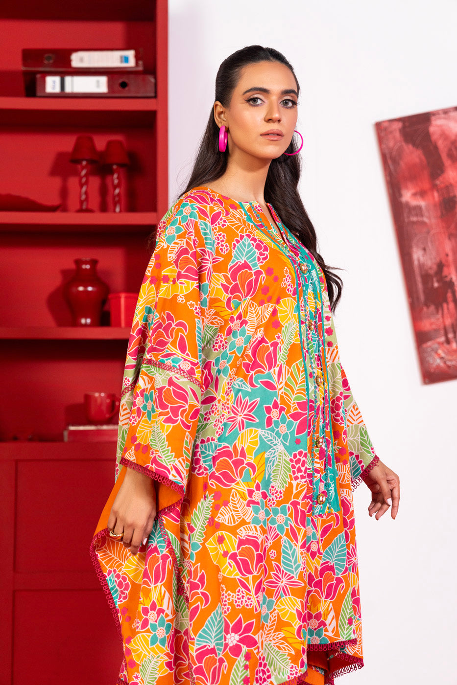 1 Pc Printed Lawn Shirt