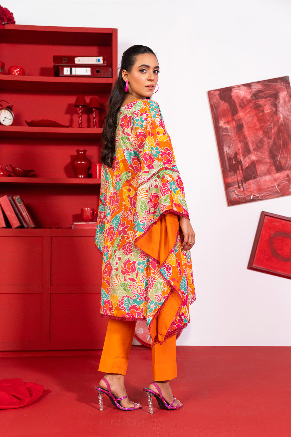 1 Pc Printed Lawn Shirt