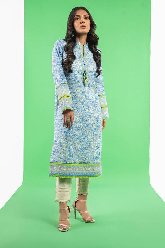 1 Pc Printed Lawn Shirt