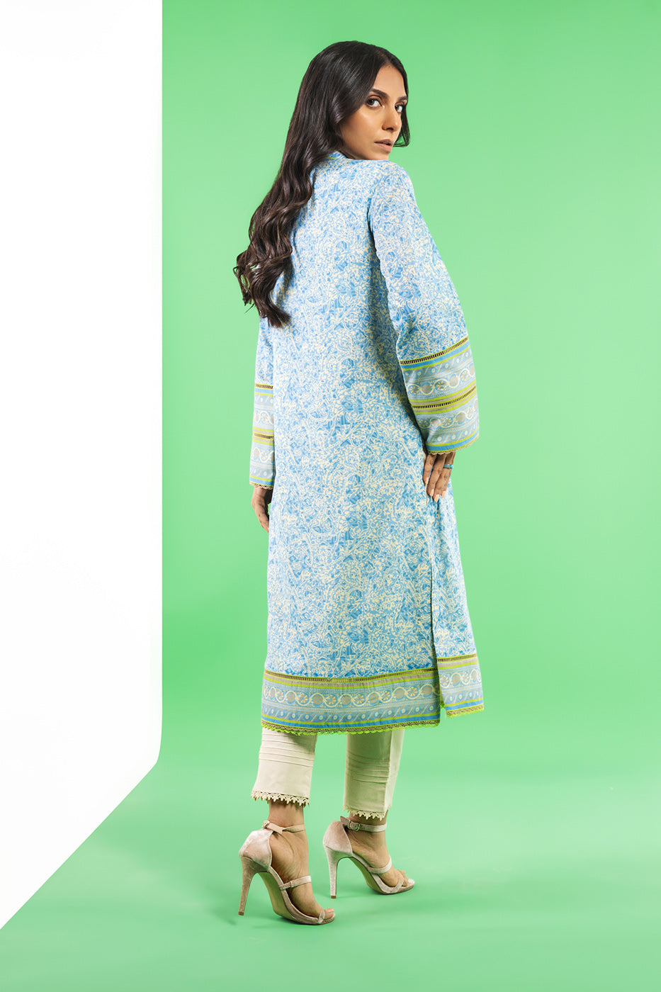 1 Pc Printed Lawn Shirt