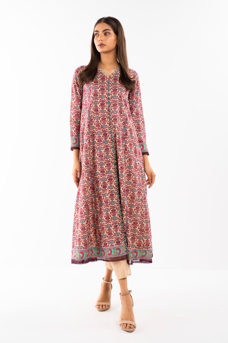 1 Pc Printed Lawn Shirt