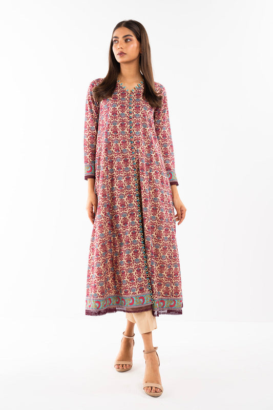 1 Pc Printed Lawn Shirt