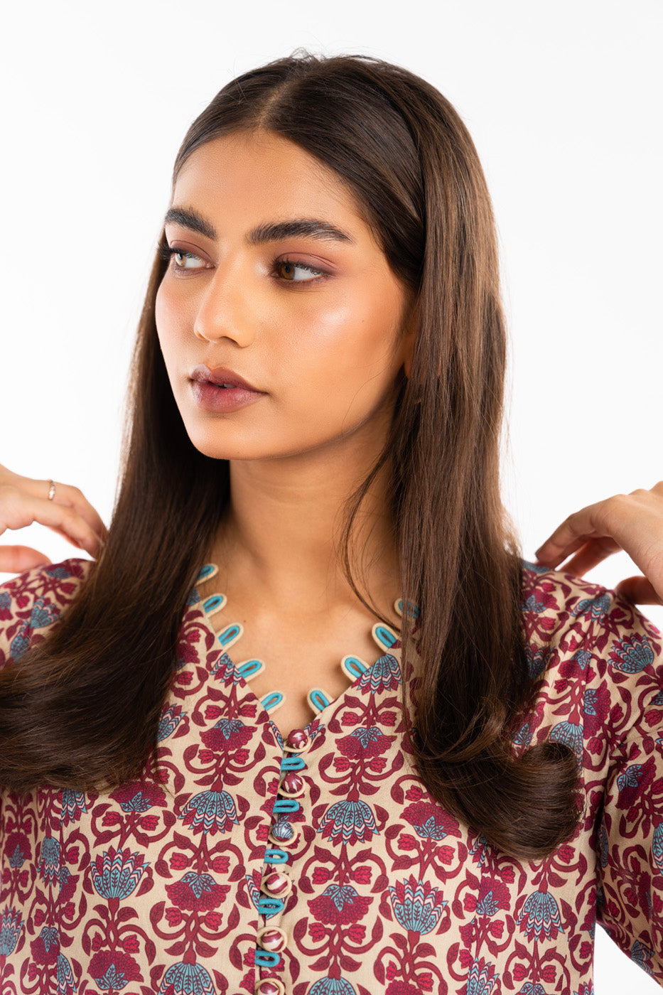 1 Pc Printed Lawn Shirt