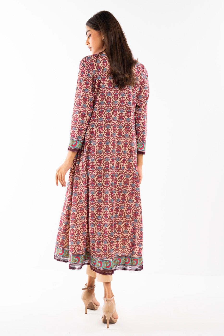 1 Pc Printed Lawn Shirt