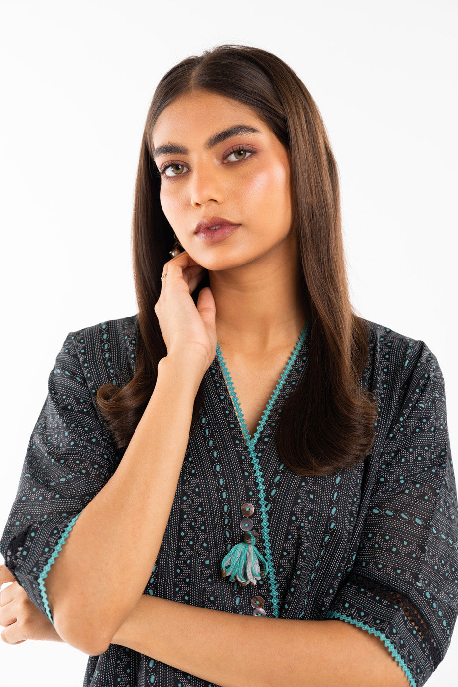 1 Pc Printed Lawn Shirt