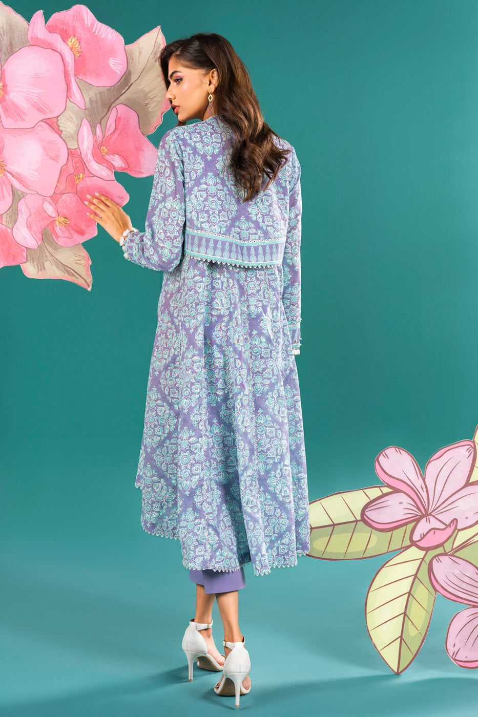 1 Pc Printed Lawn Shirt
