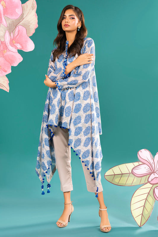 1 Pc Printed Lawn Shirt