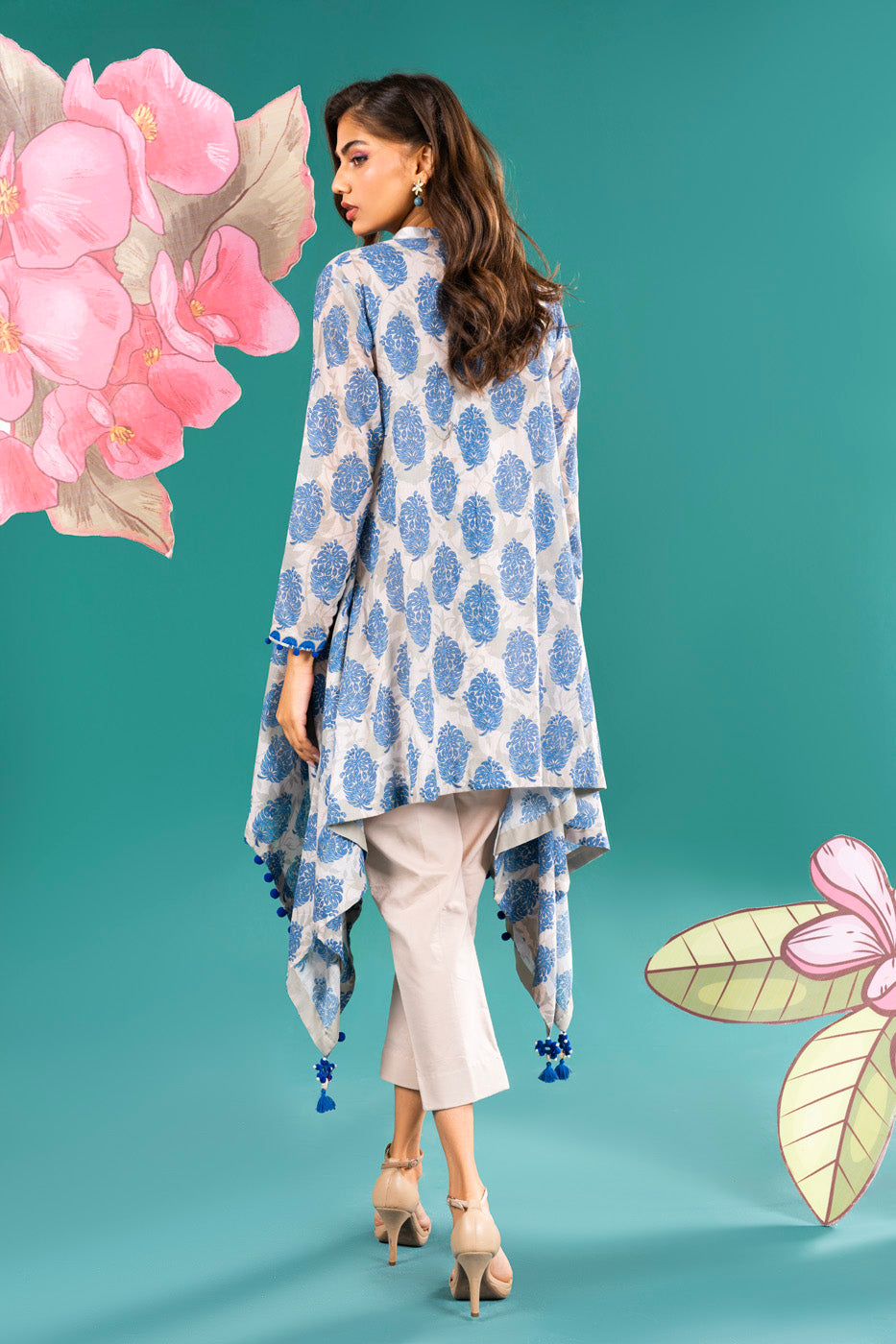 1 Pc Printed Lawn Shirt