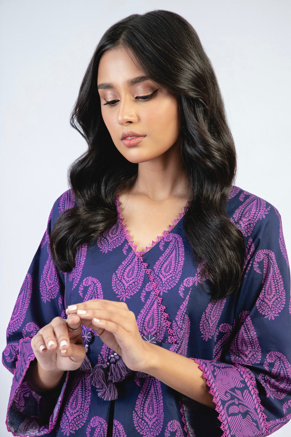 1 Pc Printed Cambric Shirt
