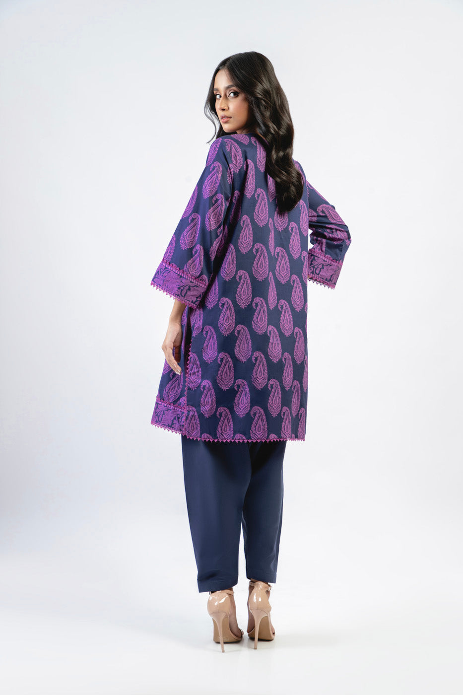 1 Pc Printed Cambric Shirt