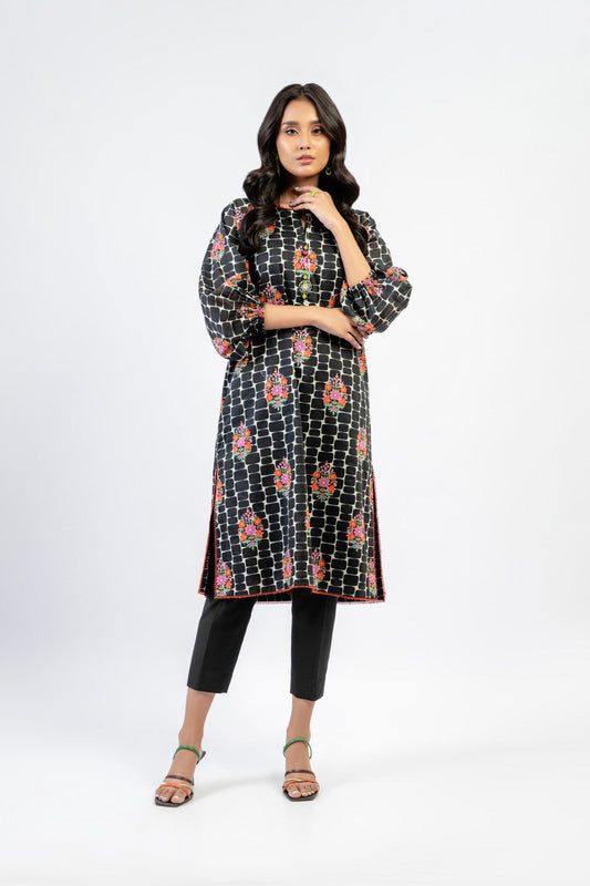 1 Pc Printed Cambric Shirt