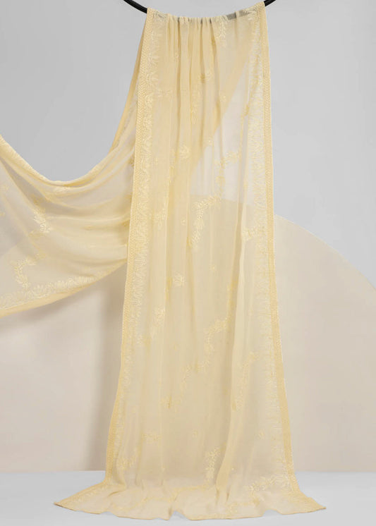 Embroidered Poly Chiffon Dupatta