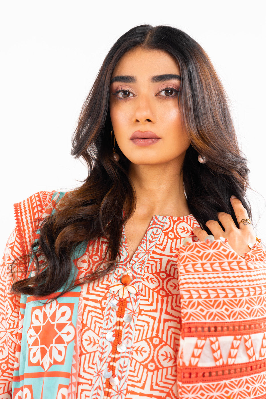 3 Pc Printed Lawn Suit With Lawn Dupatta