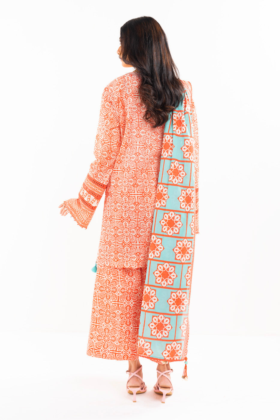 3 Pc Printed Lawn Suit With Lawn Dupatta