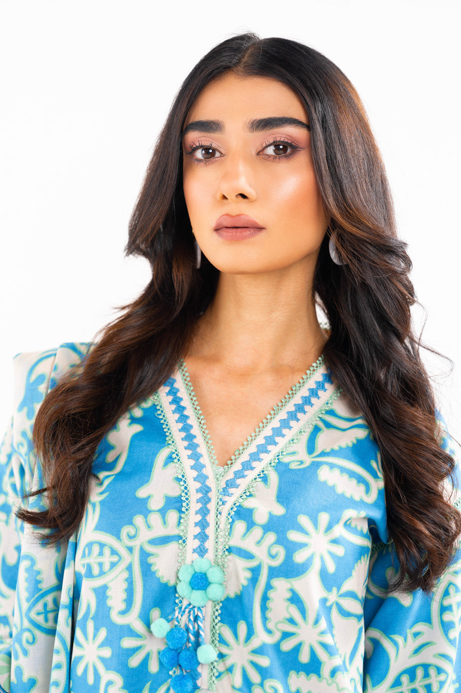 3 Pc Printed Lawn Suit With Lawn Dupatta