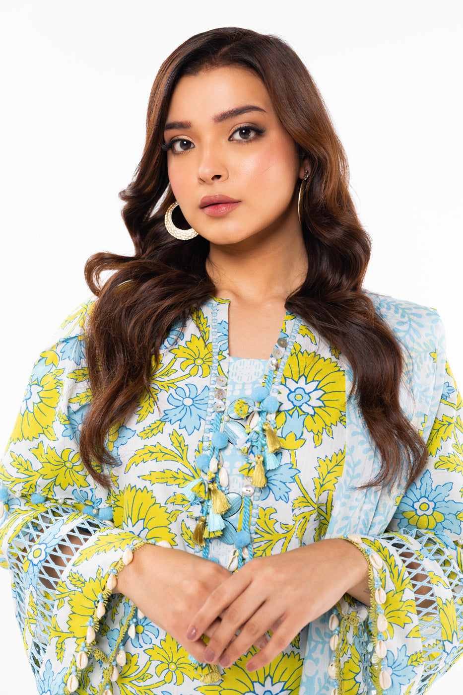 3 Pc Printed Lawn Suit With Lawn Dupatta