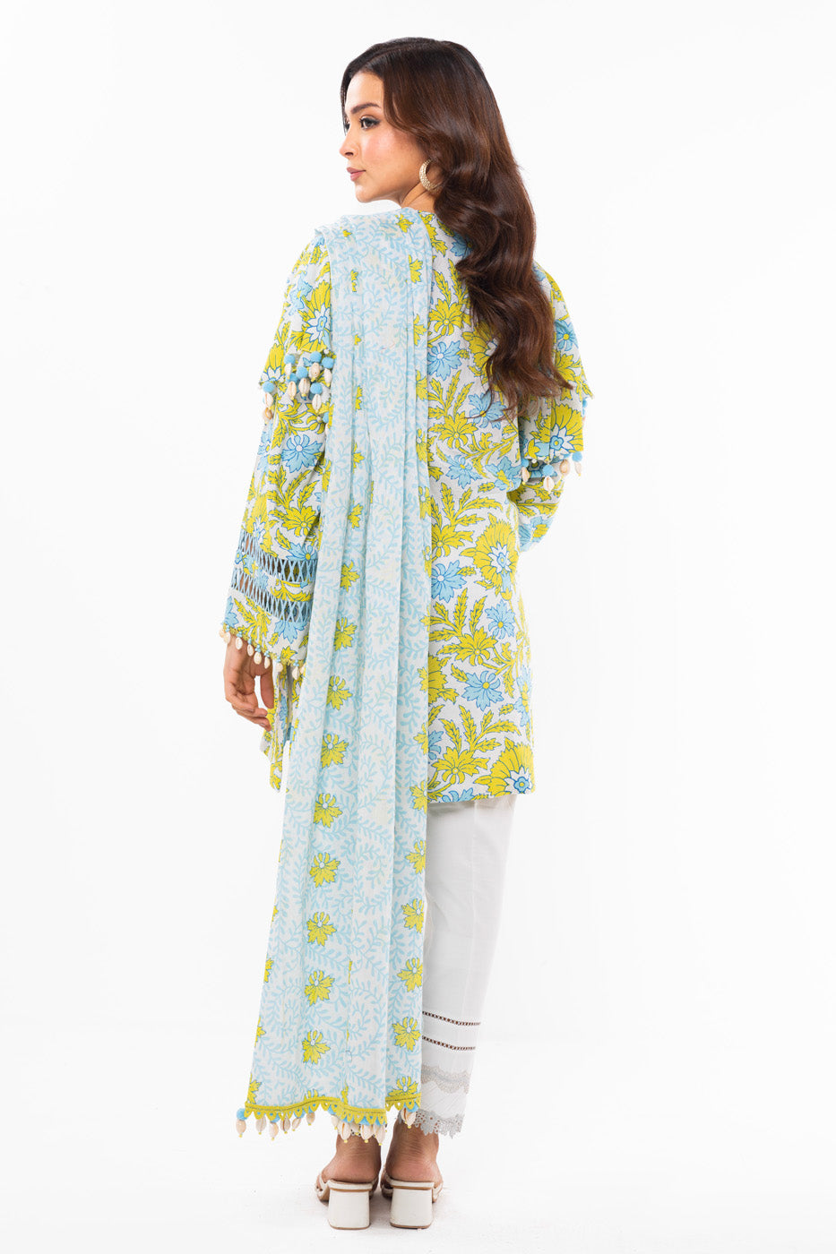 3 Pc Printed Lawn Suit With Lawn Dupatta