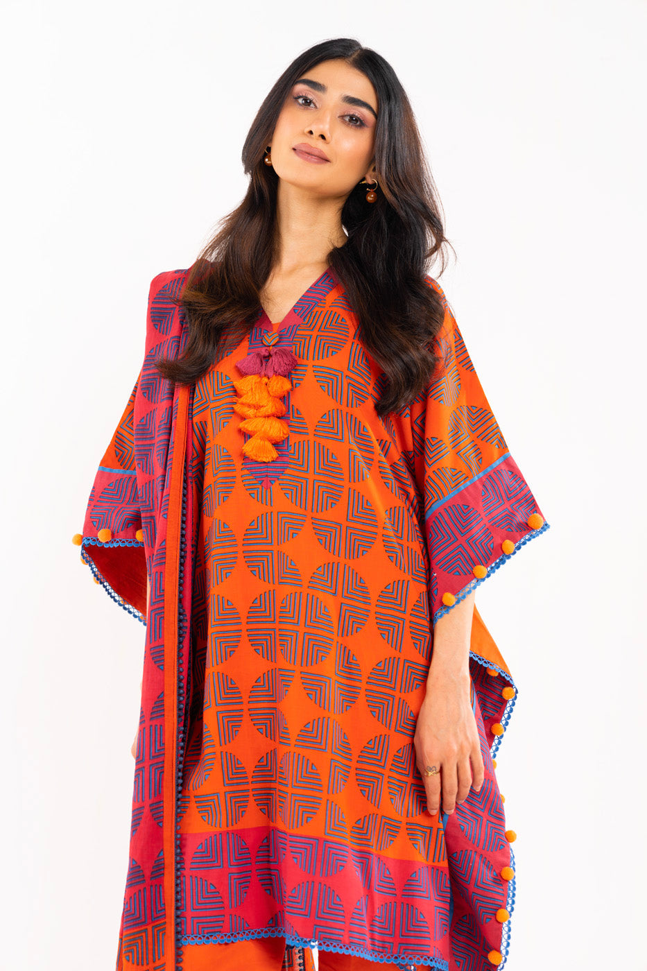 2 Pc Printed Lawn Suit With Lawn Dupatta