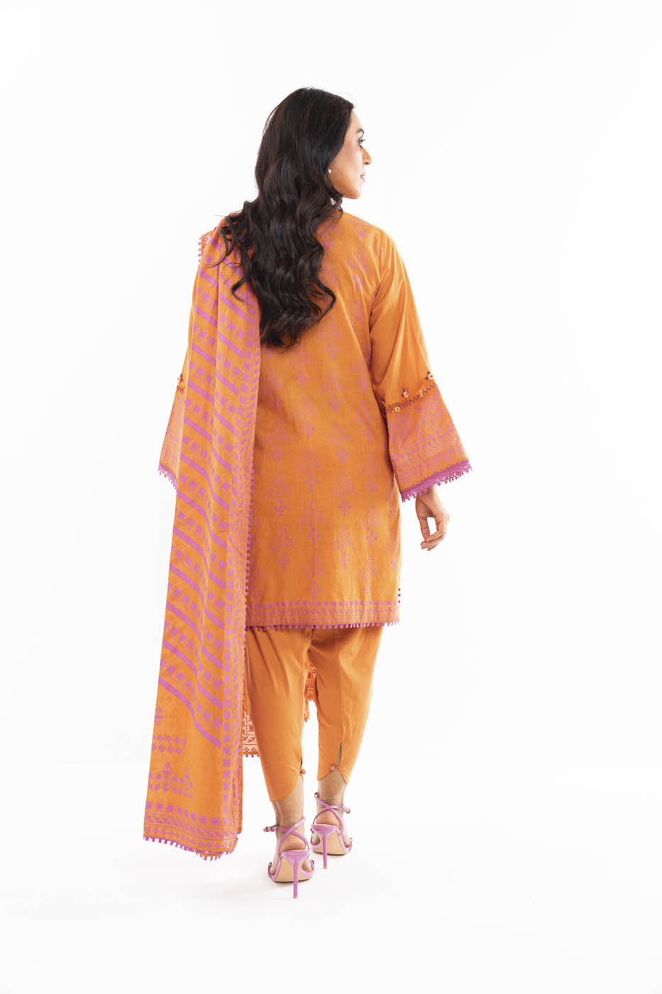 3 Pc Printed Lawn Suit With Lawn Dupatta