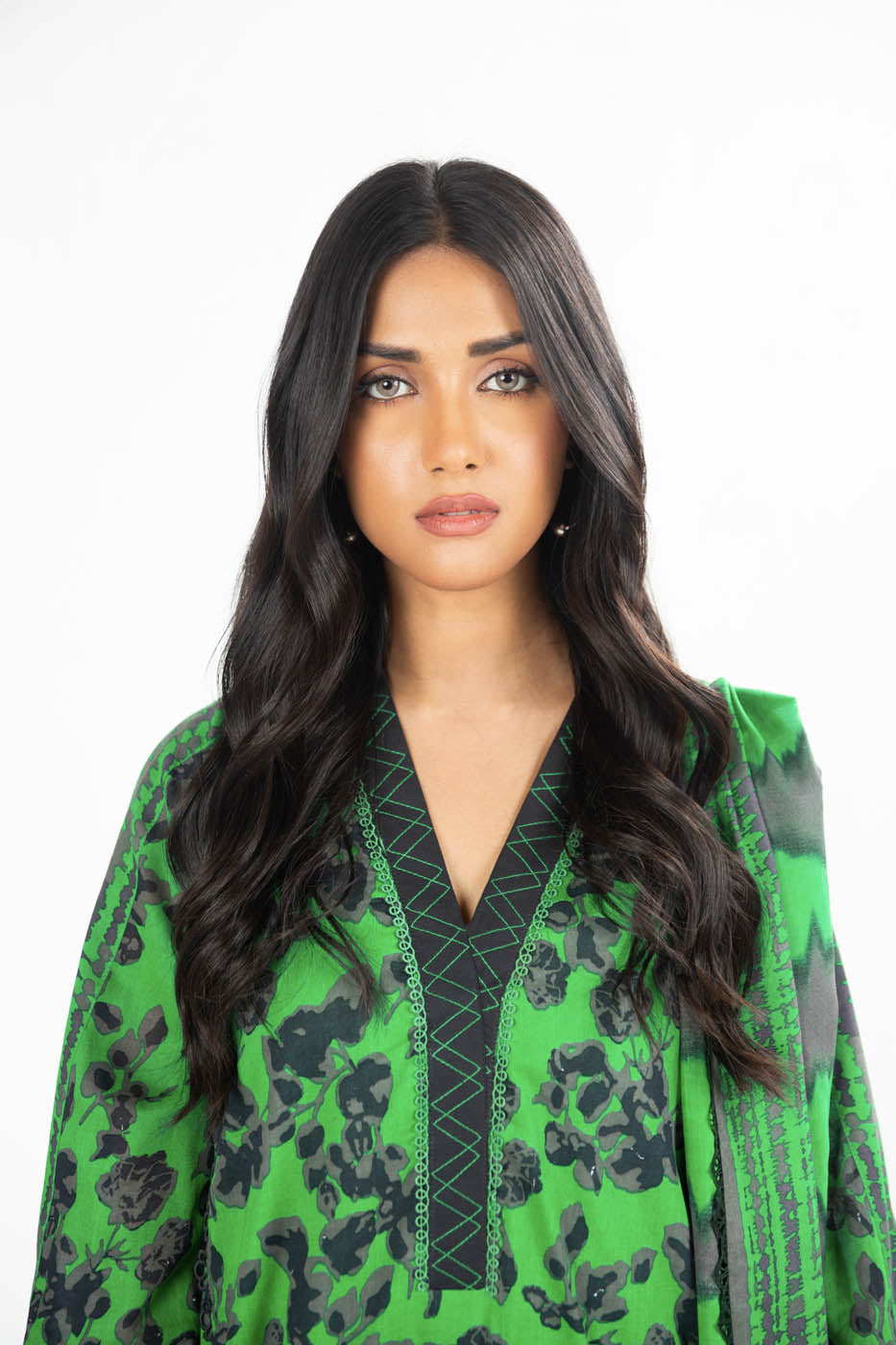 3 Pc Printed Lawn Suit With Lawn Dupatta