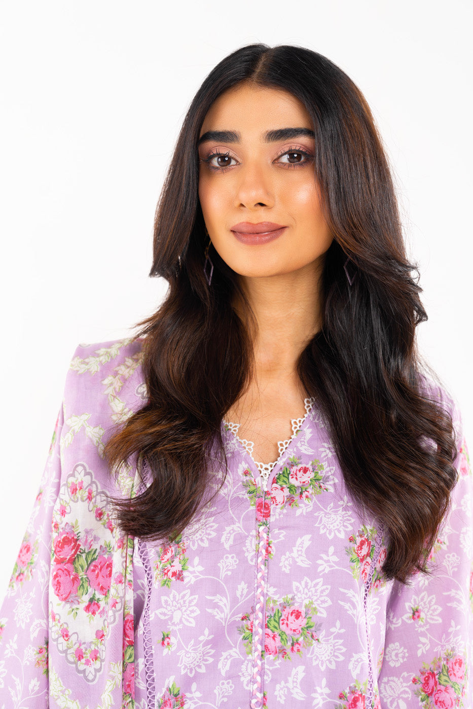 3 Pc Printed Lawn Suit With Lawn Dupatta
