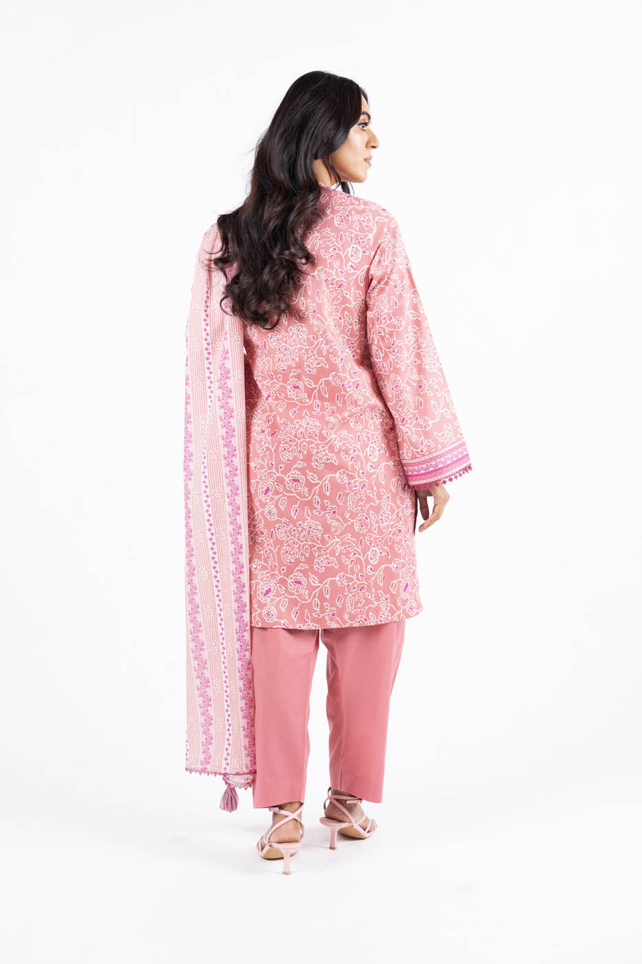 3 Pc Printed Lawn Suit With Lawn Dupatta