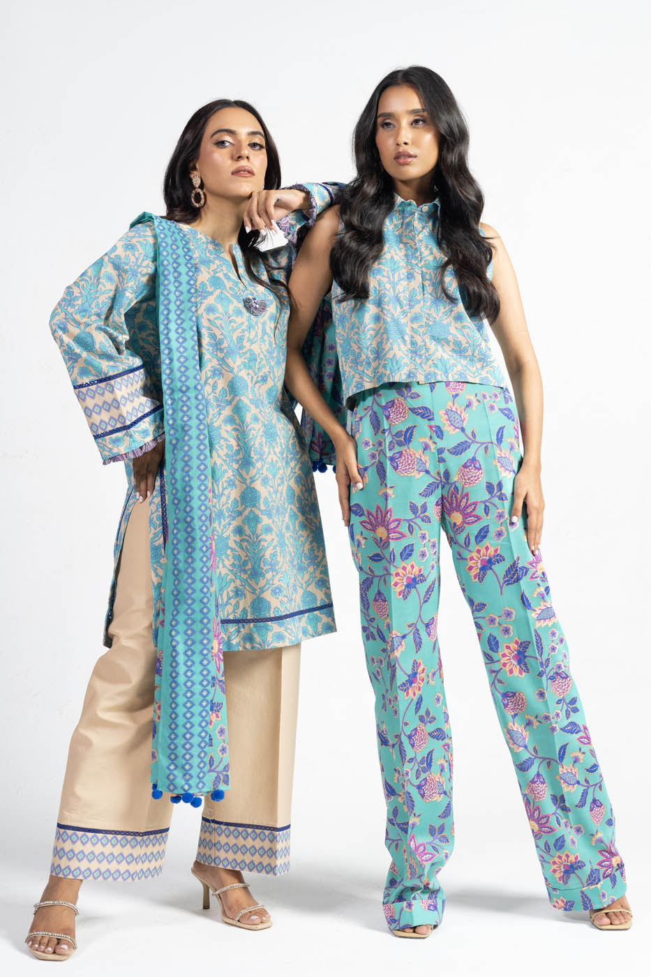3 Pc Printed Lawn Suit With Lawn Dupatta