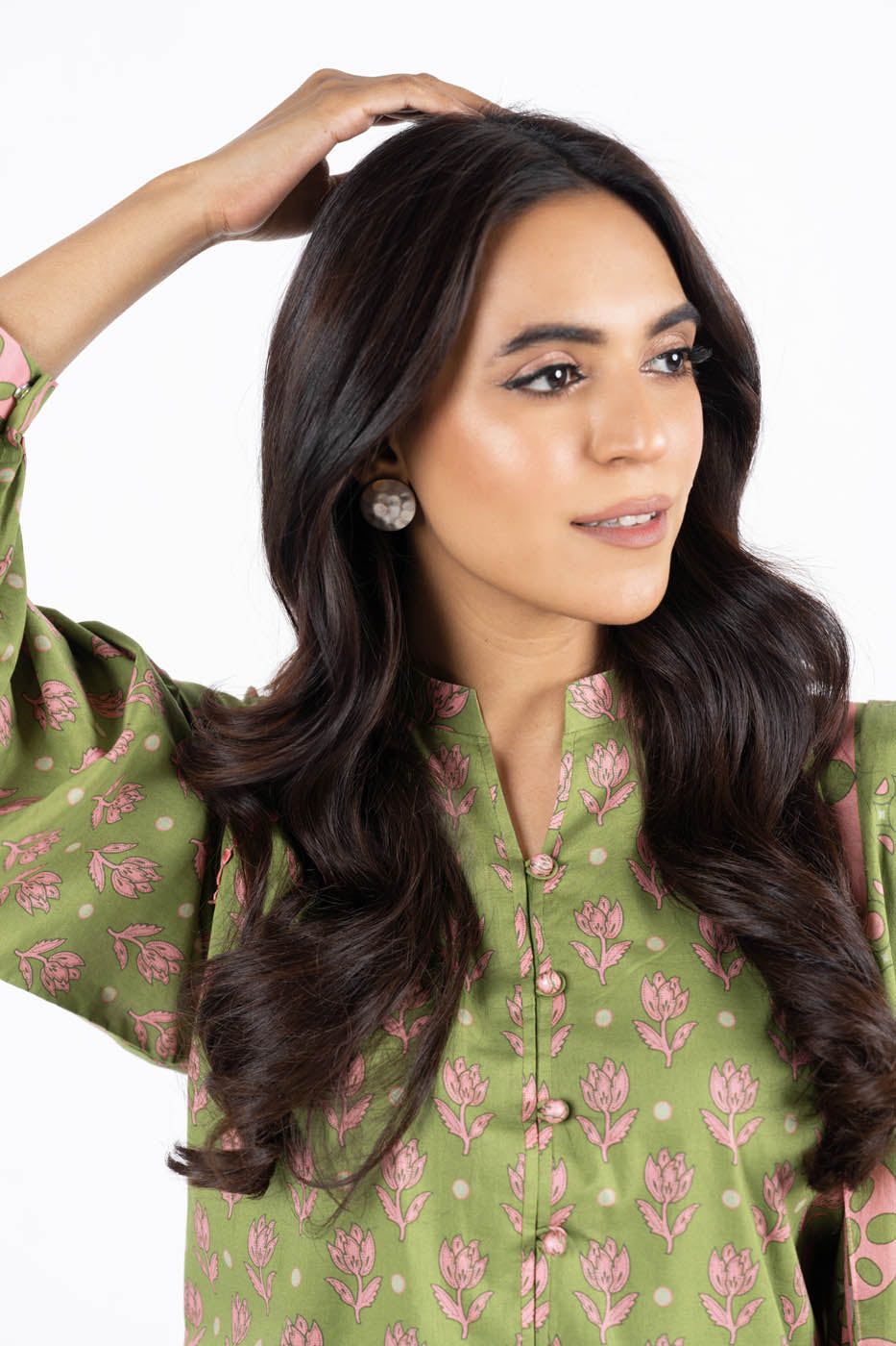 3 Pc Printed Lawn Suit With Lawn Dupatta