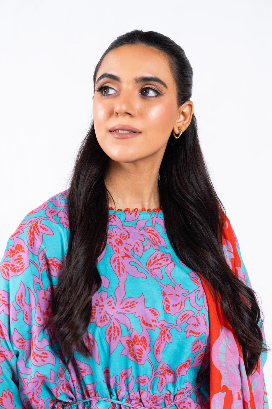 2 Pc Printed Lawn Suit With Lawn Dupatta