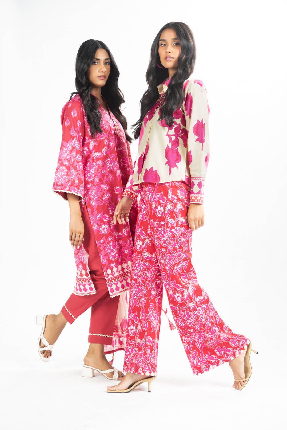 2 Pc Printed Lawn Suit With Lawn Dupatta