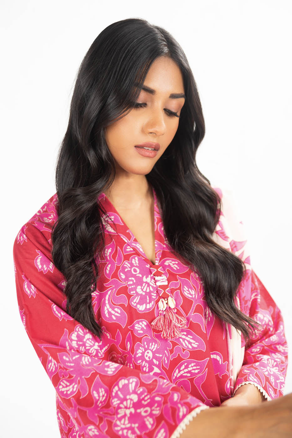 2 Pc Printed Lawn Suit With Lawn Dupatta