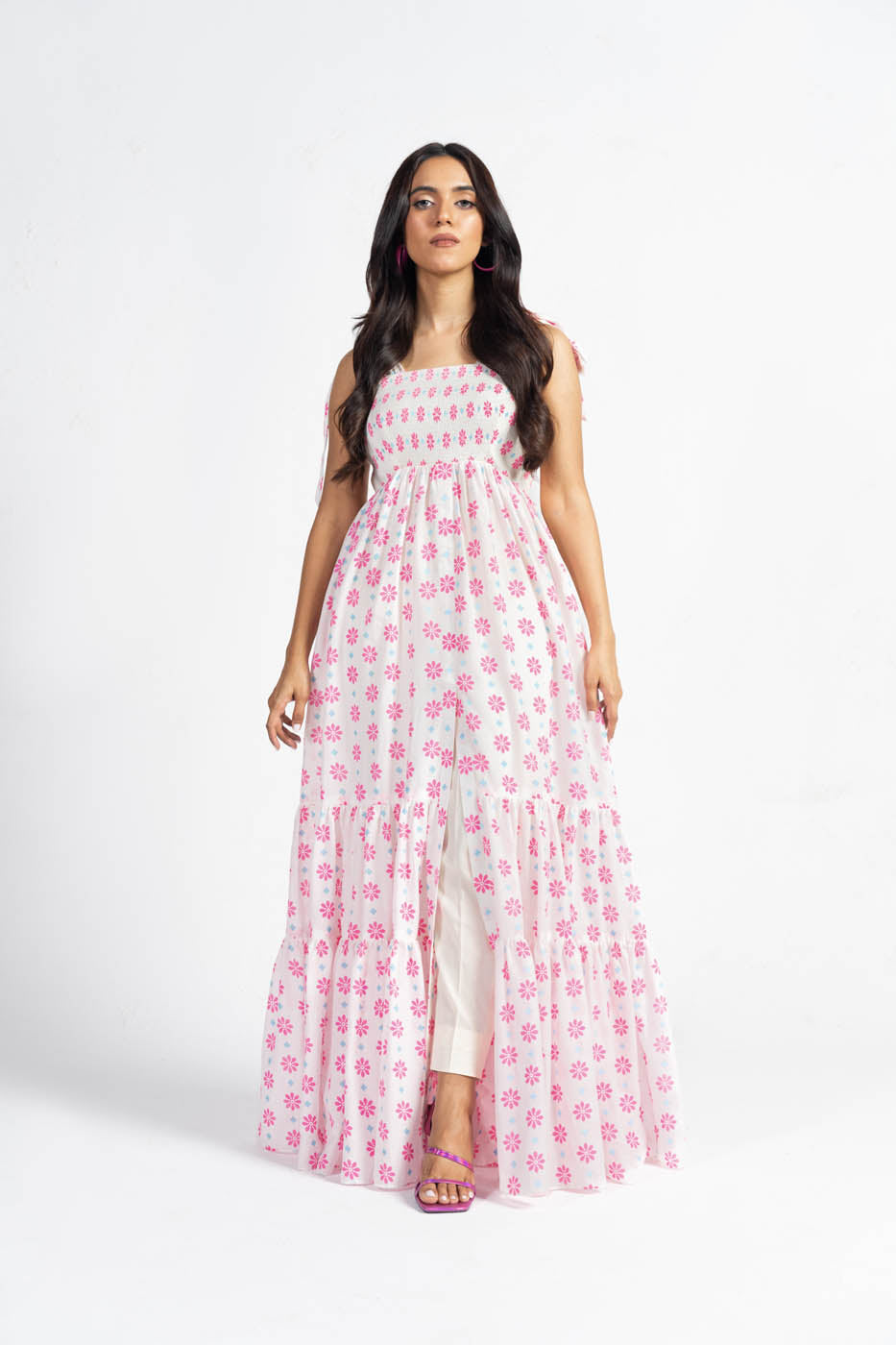 2 Pc Printed Lawn Suit With Cambric Trouser