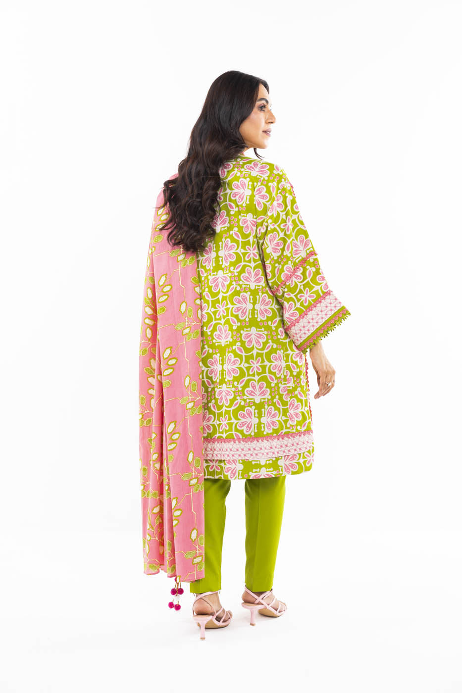3 Pc Printed Lawn Suit With Lawn Dupatta