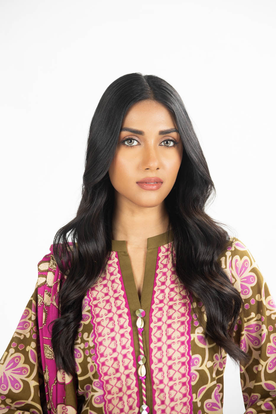 3 Pc Printed Lawn Suit With Lawn Dupatta