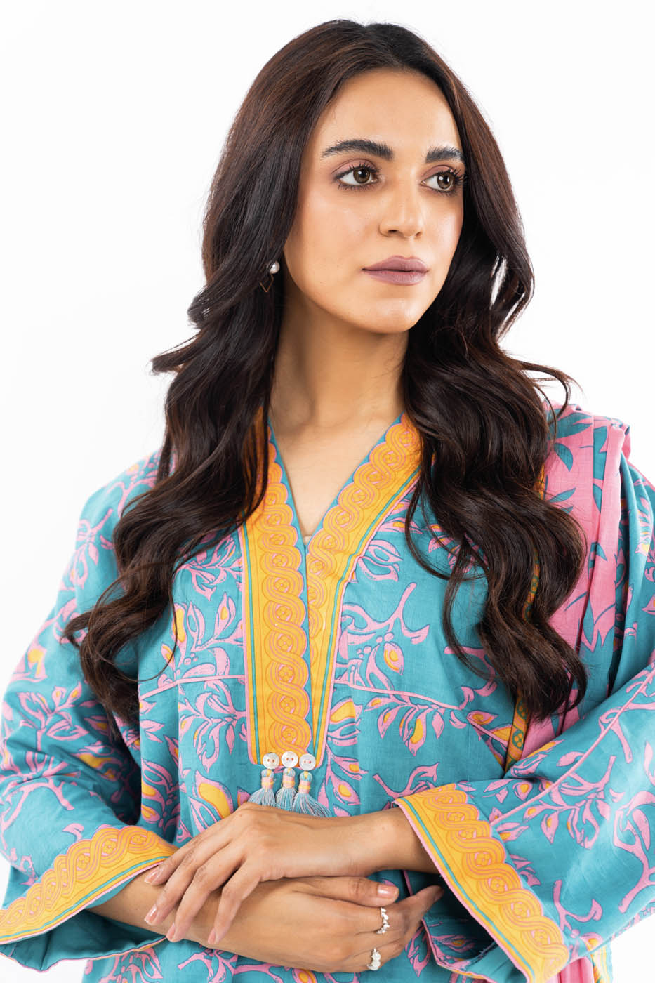 3 Pc Printed Lawn Suit With Lawn Dupatta