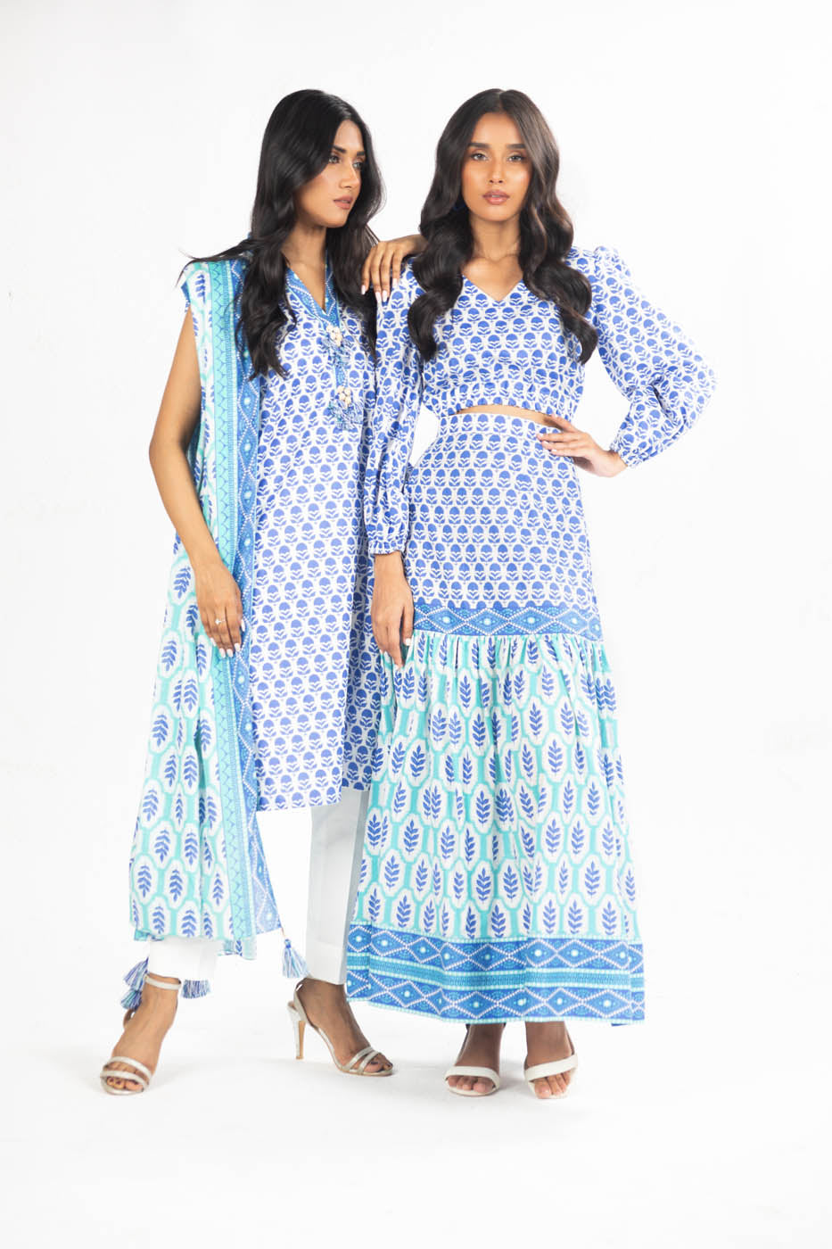 3 Pc Printed Lawn Suit With Lawn Dupatta