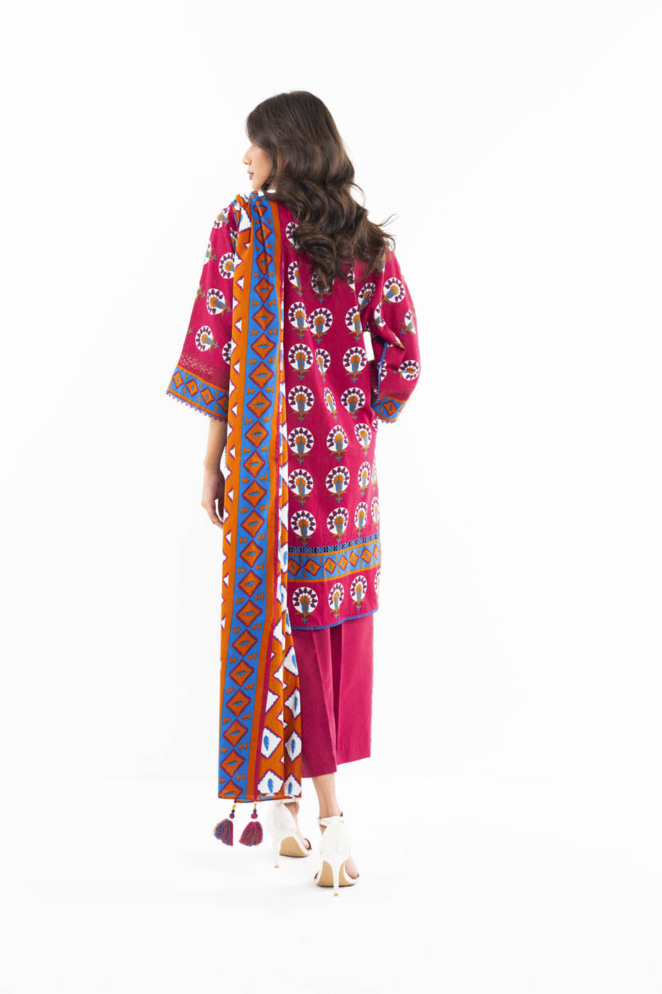 3 Pc Printed Lawn Suit With Lawn Dupatta