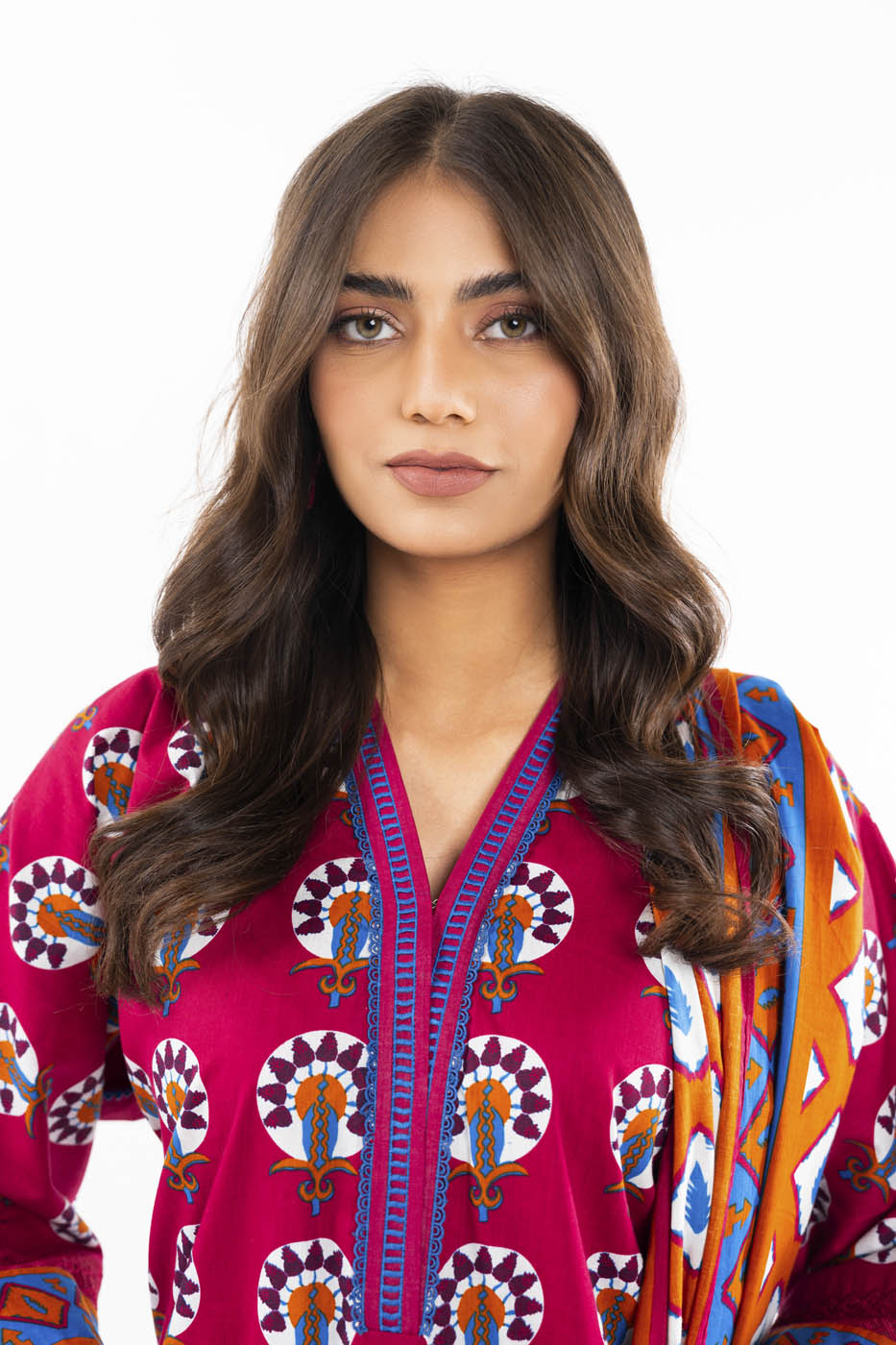 3 Pc Printed Lawn Suit With Lawn Dupatta