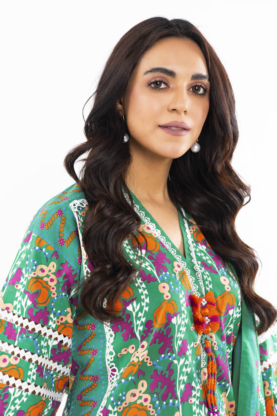 3 Pc Printed Lawn Suit With Lawn Dupatta