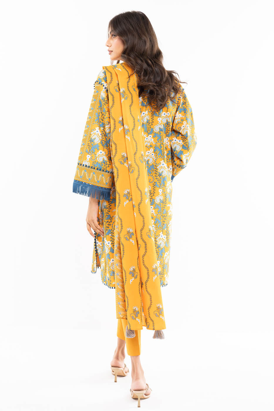 3 Pc Printed Lawn Suit With Lawn Dupatta
