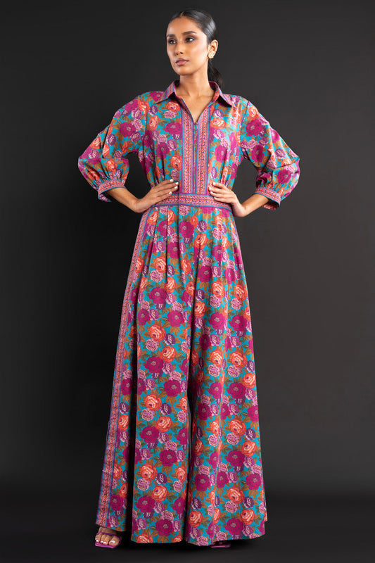 Printed Lrish Lawn Fabric (Sold by Per Meter)