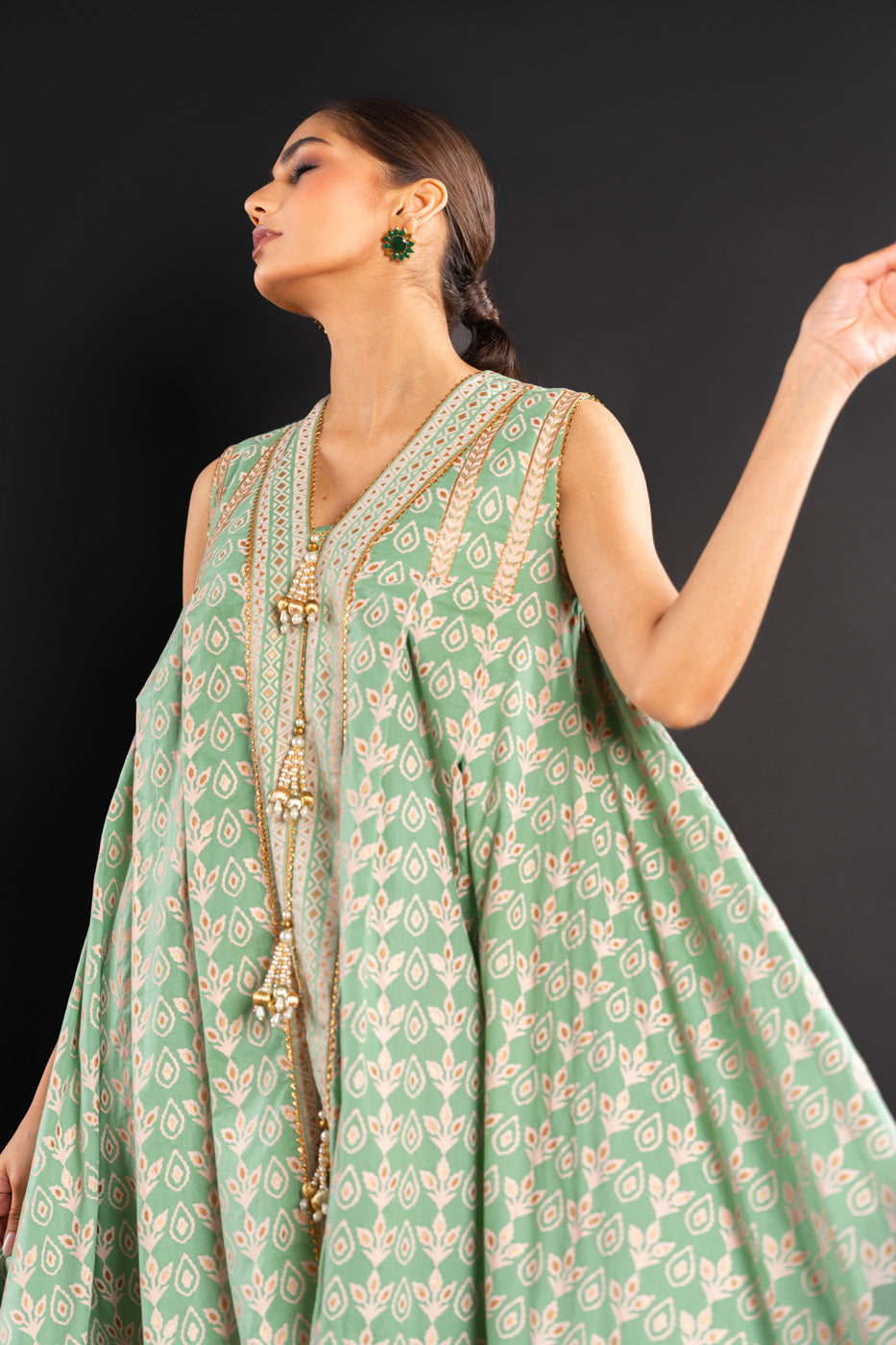 Printed Lawn Fabric (Sold By Per Meter)