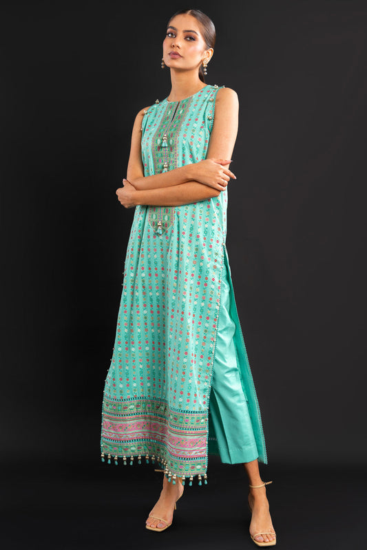Printed Lawn Fabric (Sold By Per Meter)