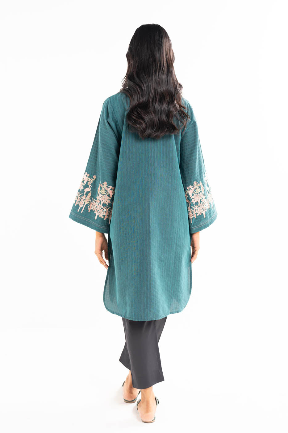 Dyed Dobby Kurti