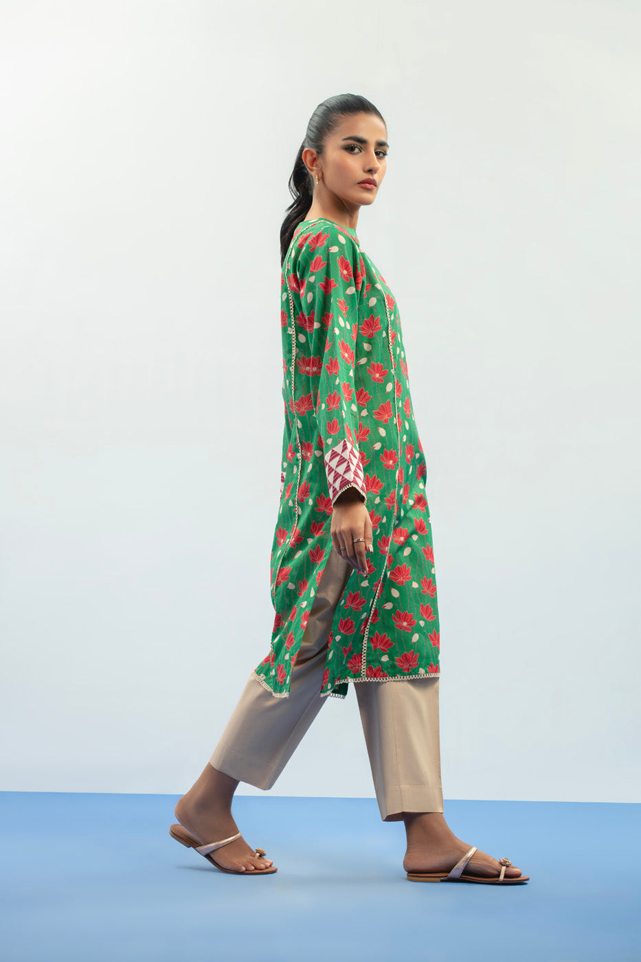 Printed Lawn Kurti