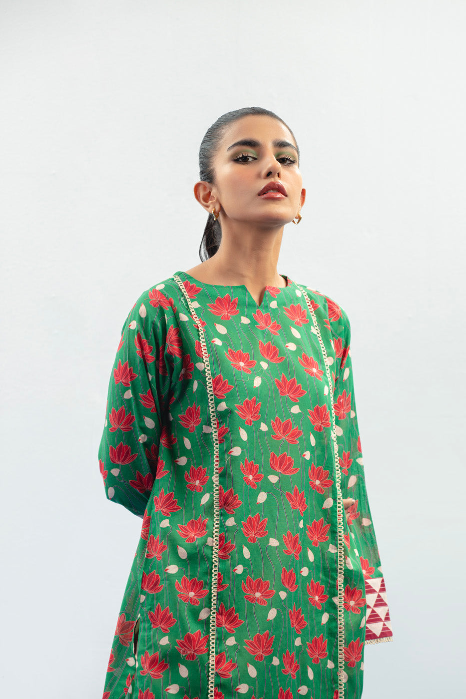 Printed Lawn Kurti